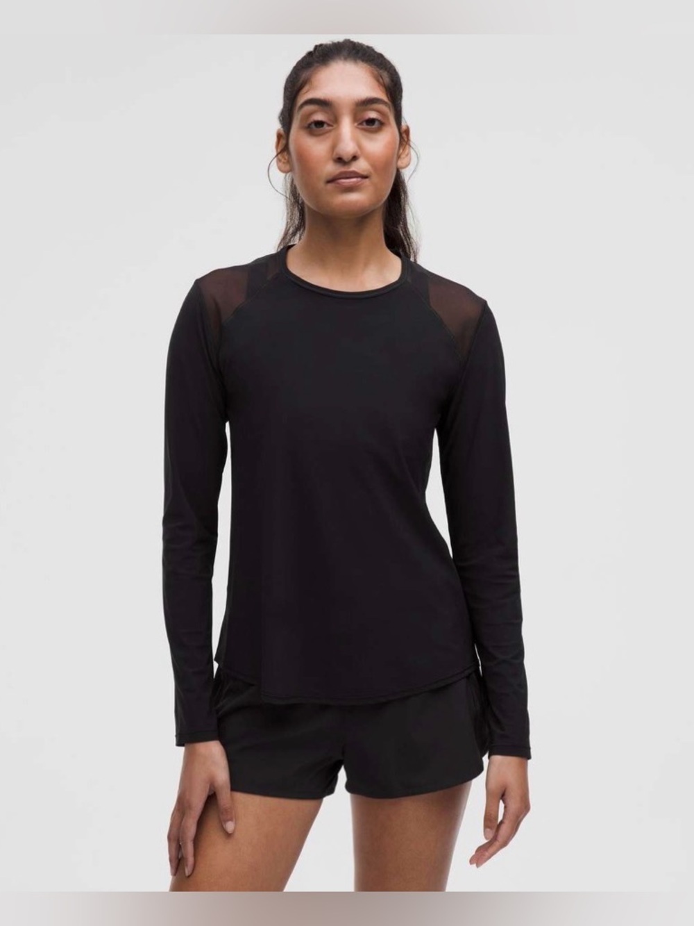 Lululemon Sculpt Long-Sleeve Shirt in Black